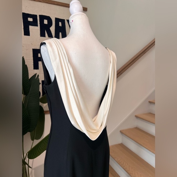 Dresses & Skirts - Drape back black dress